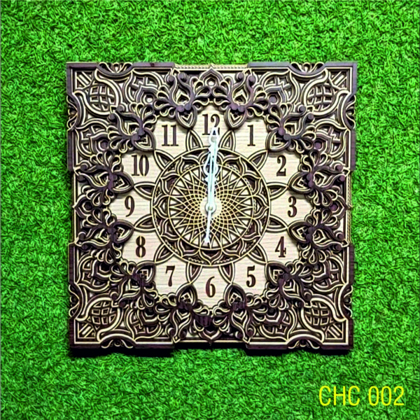 Alpha Rajwadi Decorative MDF Wall Clock